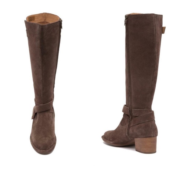 NWOT Ugg Bandara Suede Leather Tall Boots Size 9 - Picture 2 of 16